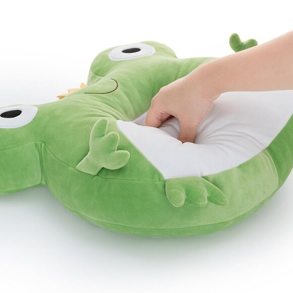 Lazada 2PC Frogs Kids Soft Pillow Plush Green 15+10 Inches - Picture 2 of 7